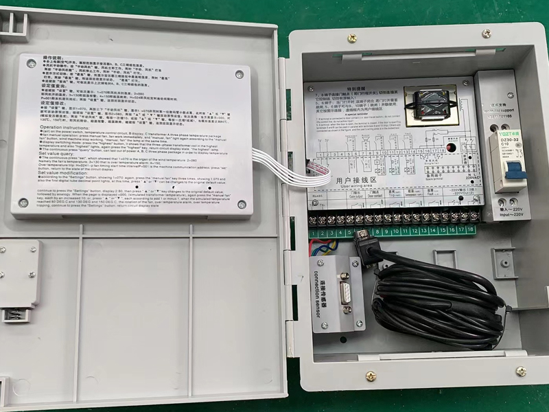 阿克苏​LX-BW10-RS485型干式变压器电脑温控箱批发